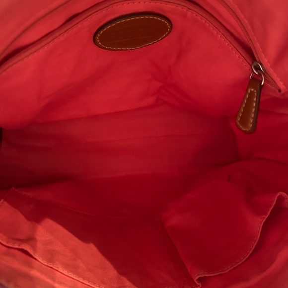 Fossil Keyper Striped Coated Canvas Crossbody Bag Pink Multicolor 12" x 10" x 4 - Picture 5 of 9